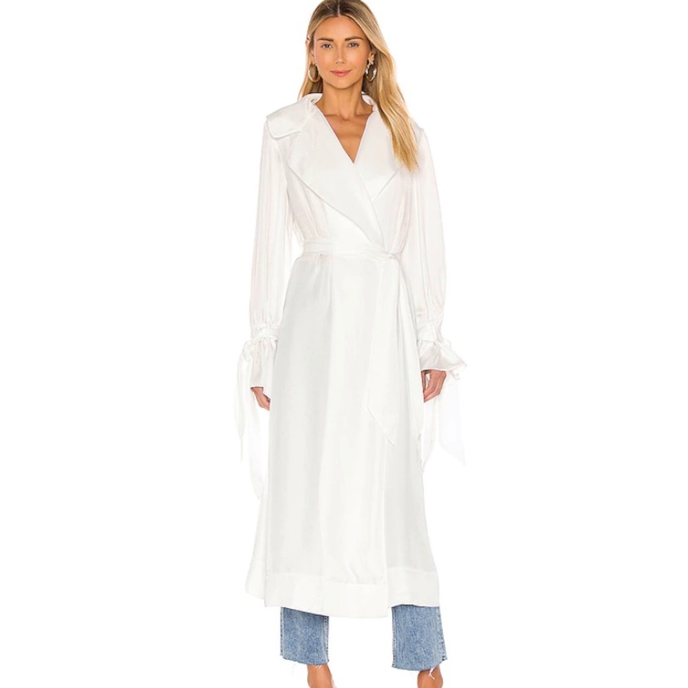 Breakaway Trench Coat in Vanilla